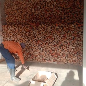 Unbagging & Stacking Firewood (Per bag)
